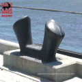 Deers marine steel double bitt bollard for mooring